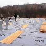 Instalace dvouplášťové falcované střechy