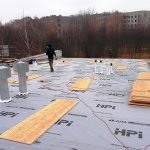 Instalace dvouplášťové falcované střechy