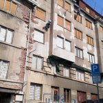 Zabezpečení fasády lešenářskou sítí